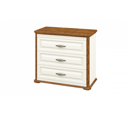 Бельевой комод для спальни Марсель МН-126-06 (крем, кантри)