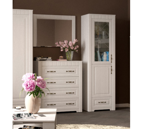 Шкаф-витрина Прованс однодверный