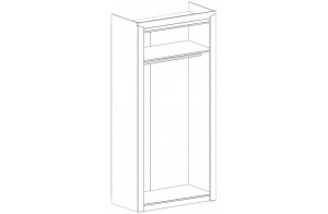 Комплект полок для шк-2 дв. Соренто