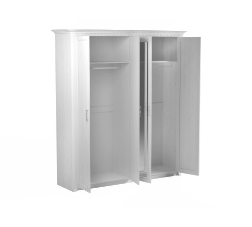 Четырехстворчатый шкаф для одежды Клер, Сосна Андерсен