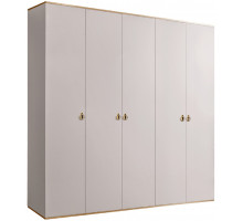 Пятистворчатый шкаф для одежды Rimini РМШ2/5 (слоновая кость)