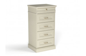 Комод высокий, Сиена  Береза бежевая